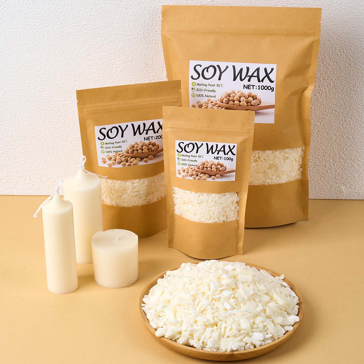 Candle Making Easy - Cire de soja blanche Pure de