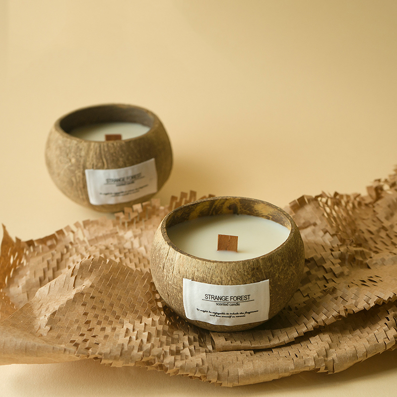 Coconut Wax Flake - Bougie d'aromathérapie en coquille de noix
