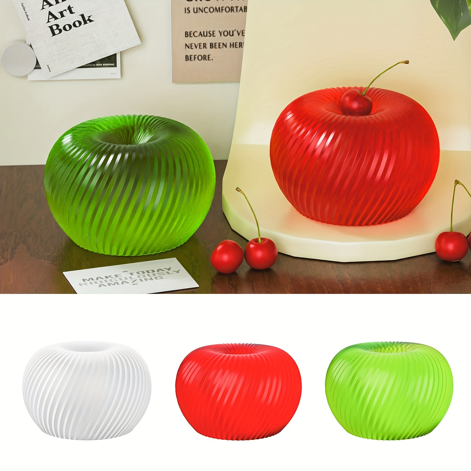 Candle Making Easy - Un moule en silicone rouge tendance
