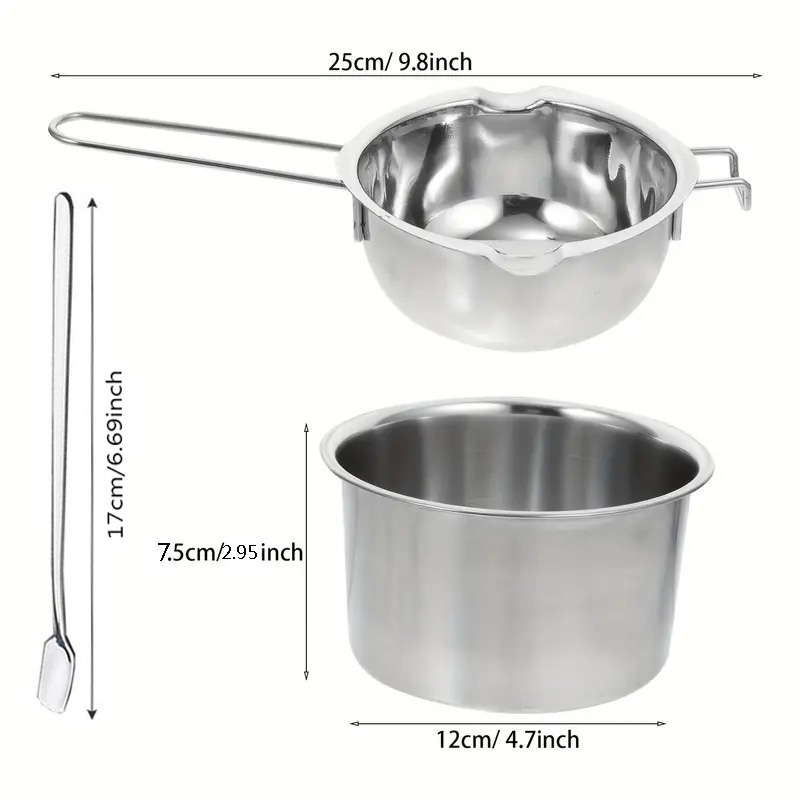 Ensemble de 3 casseroles en ac - Candle Making Thermometer avis et prix