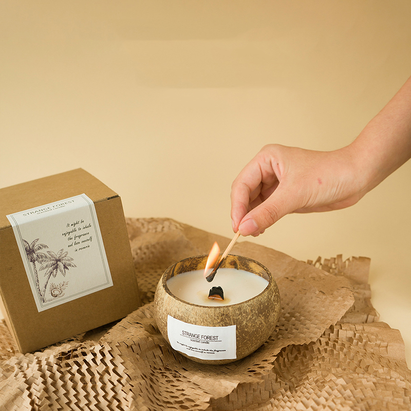 Bougie d'aromathérapie en coqu - Coconut Wax Flake avis et prix