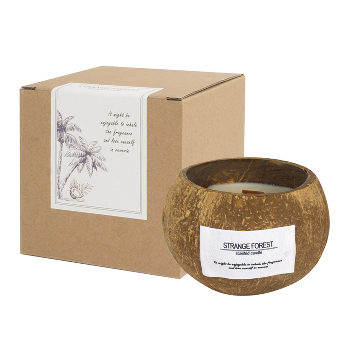 Bougie d'aromathérapie en coqu - Coconut Wax Flake avis et prix