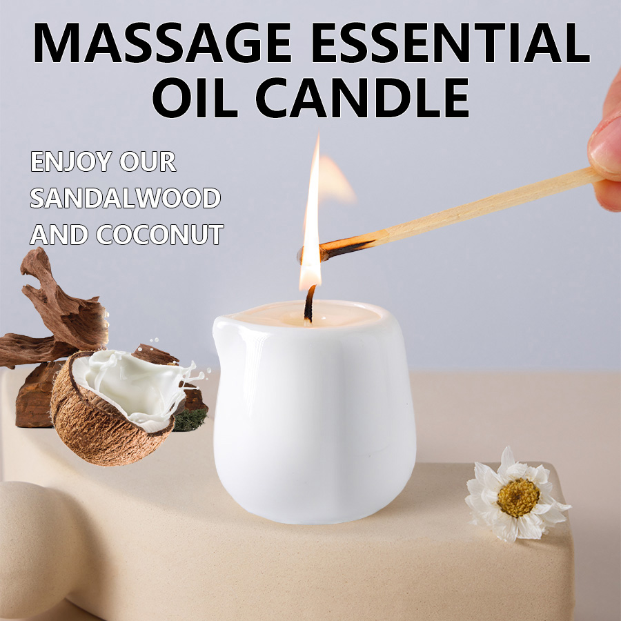 Bougie de massage naturelle pa - Coconut Wax Flake avis et prix