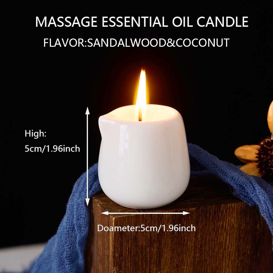 Bougie de massage naturelle pa - Coconut Wax Flake avis et prix